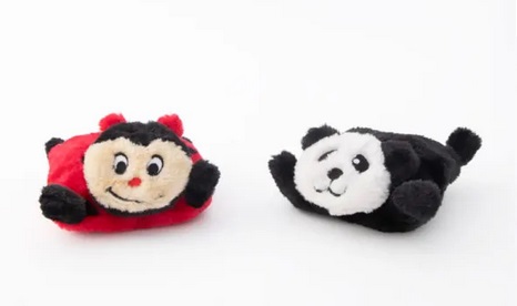 squeakie pad 2 pack ladybug panda